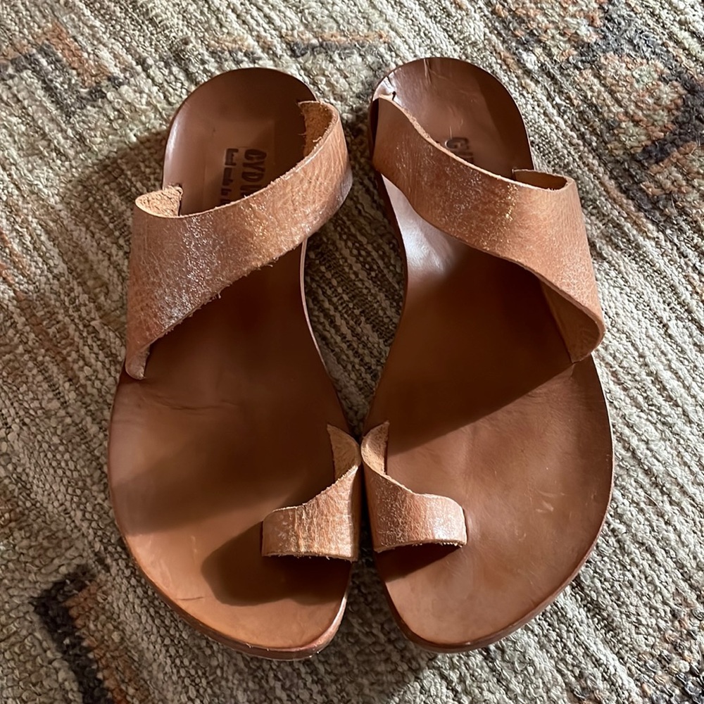 CUDWOQ slip on sandals